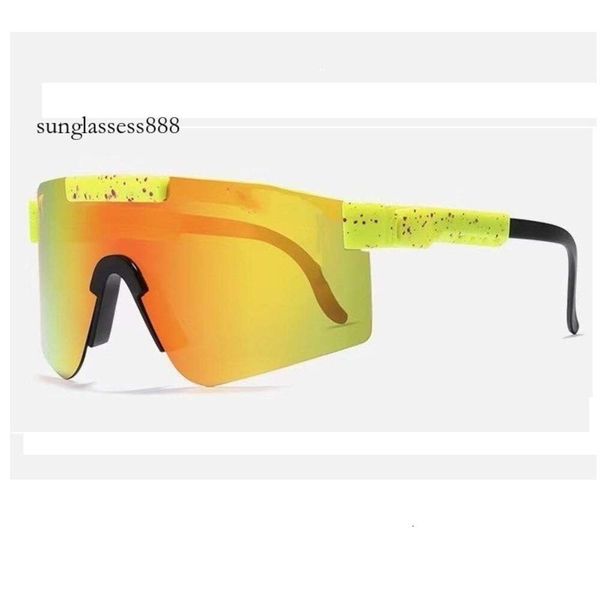 Herren-Designer-Sonnenbrille TR90, großer Rahmen, bunt, galvanisiert, True-Film-Sport, polarisiert, Outdoor-Radfahren, All-in-One-Sonnenbrille