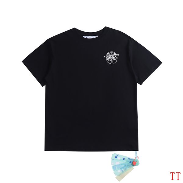 T-shirt firmata T-shirt MMS casual con top a manica corta con stampa monogramma in vendita abbigliamento hip hop uomo di lusso taglia asiatica 080