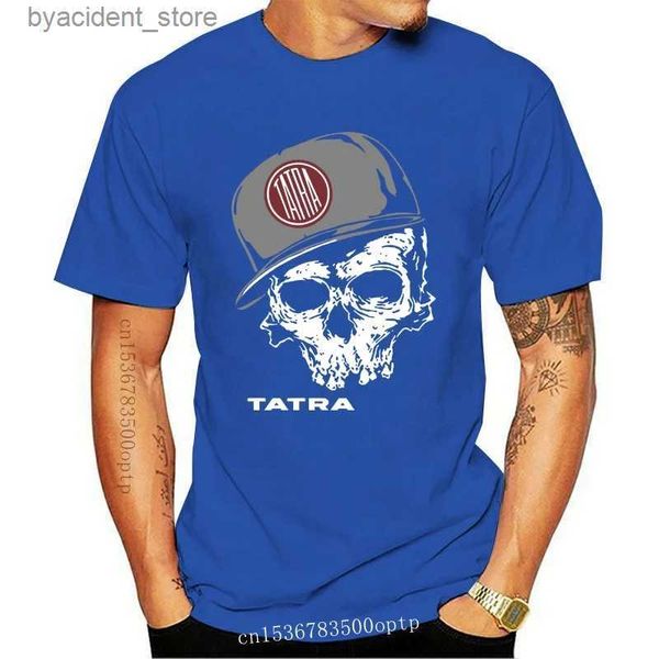 T-shirt da uomo Tee Tatra Truck 148 813 77 97 603 T111 700 815 T97 T-shirt da uomo con teschio Marca Moda Uomo Abbigliamento in cotone T-shirt da cartone animato L240304