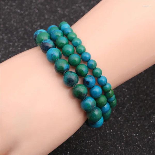 Strand Charms Phoenix Taş Bilezikleri Kadınlar için Doğal Boncuklar Malakit Tespih Bilezik Erkekler Yoga Takı Pulsera