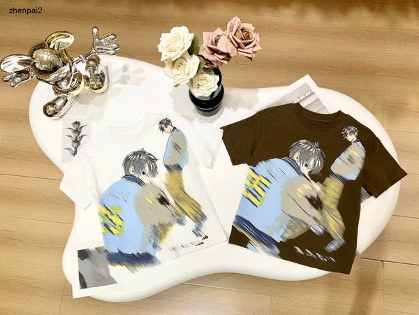 Luxuriöses Baby-T-Shirt, Sport-Boy-Muster, Mädchen, Jungen, kurzärmeliges T-Shirt, Größe 100–150 cm, Designer-Kinderkleidung, Sommer-T-Shirts für Kinder, 24. Februar 2020