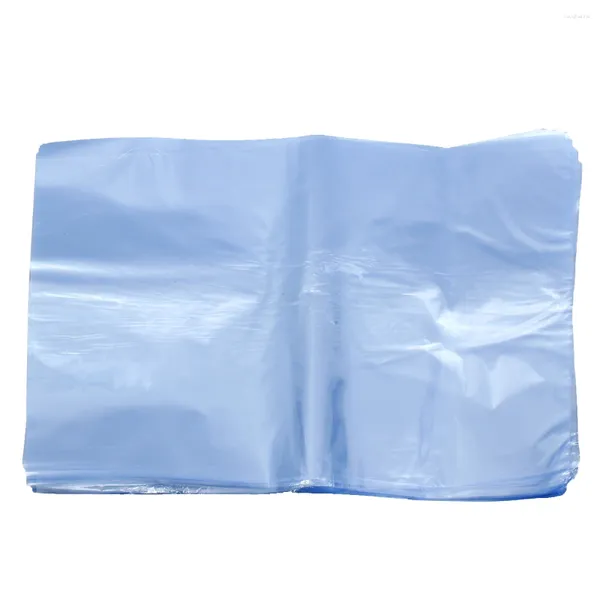 Bolsas de jóias 100pcs PVC Heat Shrink Wrap Bags Embalagem de presente plana 8 polegadas x 12