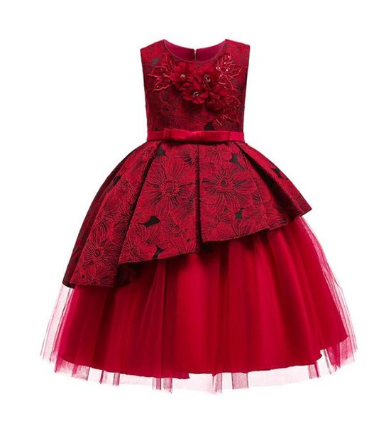 2019 hohe Qualität Sommer Kleid Mädchen Kleidung Party Und Hochzeit Kostüm Kinder Kleider Für Mädchen Prinzessin Kleid Elegante 6 10 12 jahr Y7479594