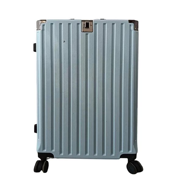 Deposito di abbigliamento per la casa da 26 pollici bagaglio in lega di alluminio telaio in alluminio di grande capacità custodia per password valigia in metallo puro