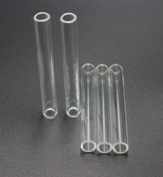 Acessórios para fumar Tubos de sopro de borosilicato de vidro 12mm OD 8mm ID Tubulação 2mm de espessura parede clara cor laboratório product6323472