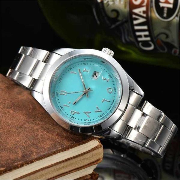 10% OFF relógio relógio de luxo clássico de nível superior ROL masculino senhora moderno movimento de quartzo relógio de pulso 42mm mergulho relógio de pulso data automática Montre de luxe