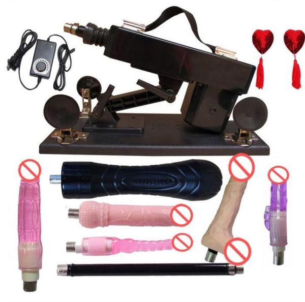 2016 Máquina de Sexo GunCannon com Grande Vibrador Masturbação Feminina Fazendo Máquina de Amor Automática Intercurso Sexual Robô Brinquedos Sexuais for7522723