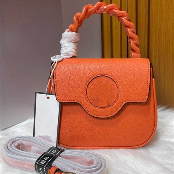 V Borsa da donna di lusso colorata alla moda S Versatile F Borsa a tracolla monospalla da donna di lusso per la casa Flip in pelle di vacchetta