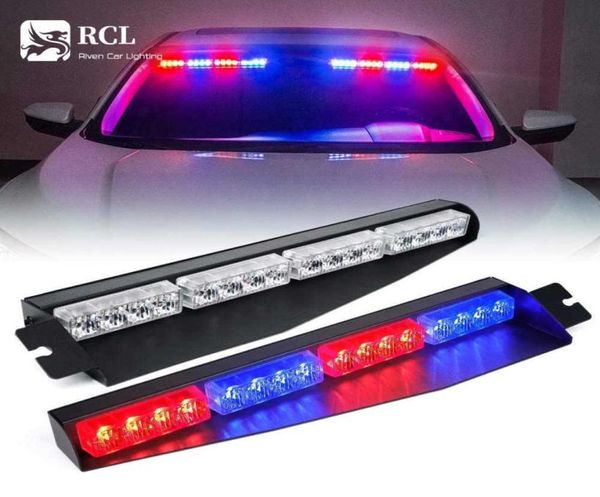 Travel Roadway Product Visor Strobe LED Light Bar Interior Windschutzscheibe Sunvisor Lamp Emergency Warning Flashing Lights for Voluntee6223980