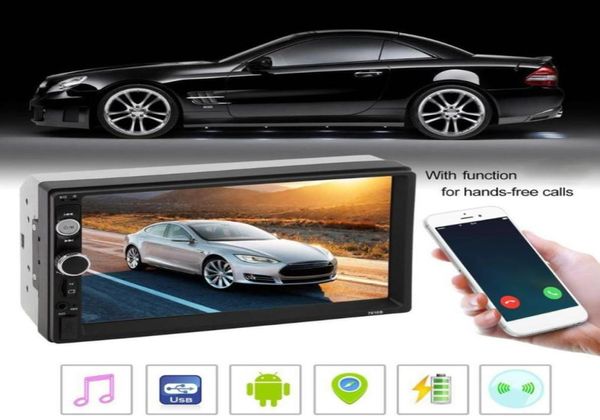 Auto Video Zoll MP5 Multimedia Player 2 Din Radio Touchscreen FM USB AUX Unterstützung Rückansicht Kamera Fernbedienung kitCar VideoCar3511353