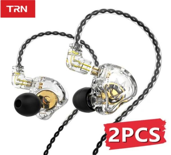 TRN MT1 In Ear Auricolare DJ dinamico Monitor IEM Auricolari HIFI Sport Cuffie con cancellazione del rumore Cavo per microfono ST1 M10 ST2 CS27562162