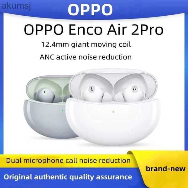 Fones de ouvido de telefone celular OPPO Enco Air Pro verdadeiro sem fio intra-auricular com redução de ruído de longa duração da bateria Fone de ouvido Bluetooth Bluetooth 5.2 YQ240304