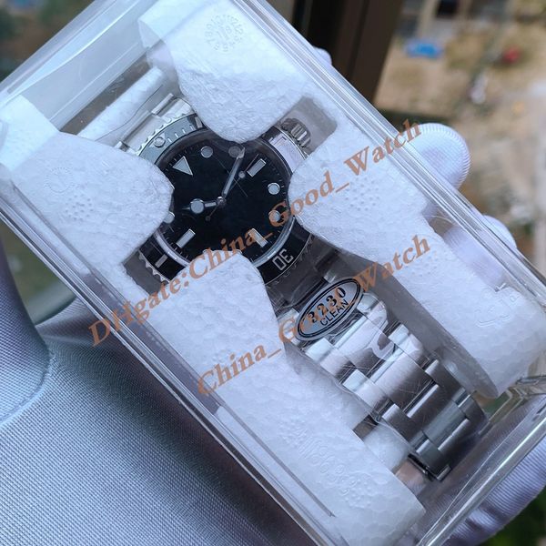 Clean Factory Orologi 41mm Orologio impermeabile da uomo Cal 3230 Automatico Nero Verde Ceramica Eta Uomo Acciaio 904L 124060 Dive Power171J