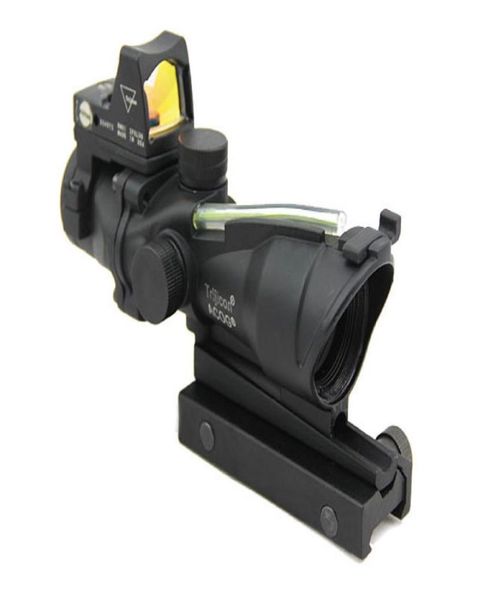 Taktik ACOG 4X32 Tüfek Kapsamı RMR Mikro Kırmızı Dot Blackg1727102