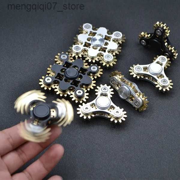 Beyblades Metal Fusion New Gears Fidget Spinner Fingertip Finger Top Gyro Metallspielzeug EDC ADHS Fidget Hand Spiner Spirale Desktop Anti Stress Fingerspiel L240304