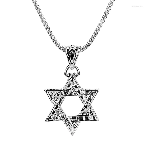 Ketten Film Supernatural Pentagram Anhänger Nekclace Retro Einfaches Design Halskette Männer Bling Kette Statement Schmuck Geschenk