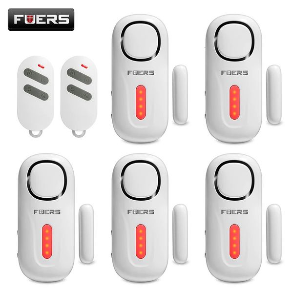 Fuers 120db sem fio DoorWindow Entrada Segurança Assaltante Sensor Alarme PIR Magnético Smart Home Sistema de Garagem com Controle Remoto 240219