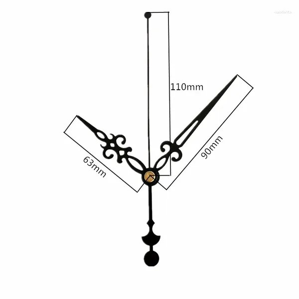 Orologi da parete 50 set lancette bianche orologio movimento al quarzo fai da te kit per la creazione di motori frecce riparazione orologi decorazione della stanza di casa lusso