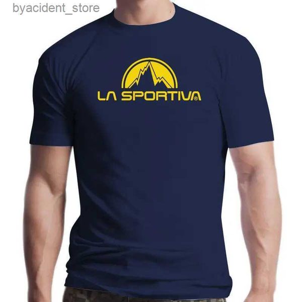 T-shirt da uomo New La Sportiva Classic Stampa T-shirt da uomo con maschera per la bocca in cotone lavabile traspirante e riutilizzabile L240304