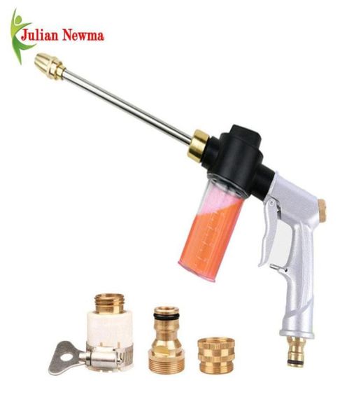 Pistola ad acqua ad alta pressione Tubo da giardino Spruzzatore Lavatrice Rondella per auto Ugello di spruzzo Schiuma Sprinkler Set di irrigazione Attrezzi da giardino3676281