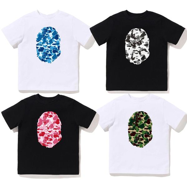 Kinder-Designerkleidung, Baby-T-Shirts, Jungen, Kleinkinder, Mädchen, Jugendmode, Hip-Hop-Camouflage, Street-Tops, lässige Sommer-T-Shirts für Kinder, Kleinkinder, Kinder- und Kleinkindkleidung