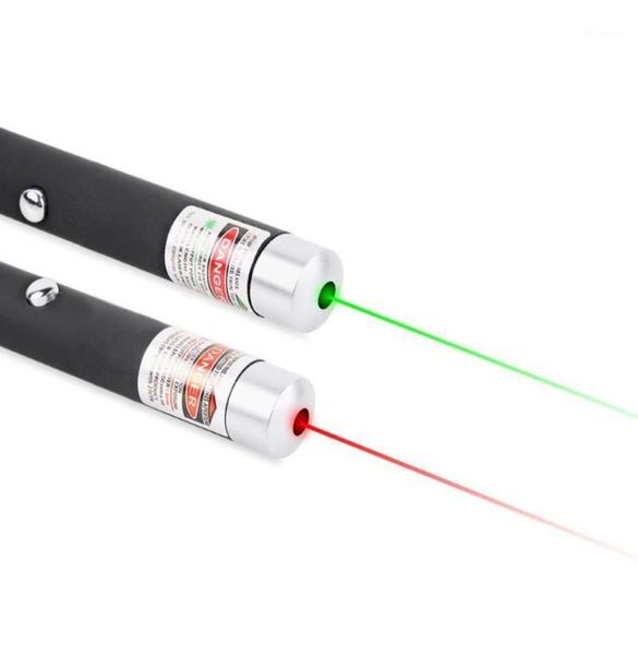 Hochwertiger Laserpointer RedGreen 5mW Leistungsstarker 500M LED-Taschenlampenstift Professionelles sichtbares Strahllicht für den Unterricht19153184