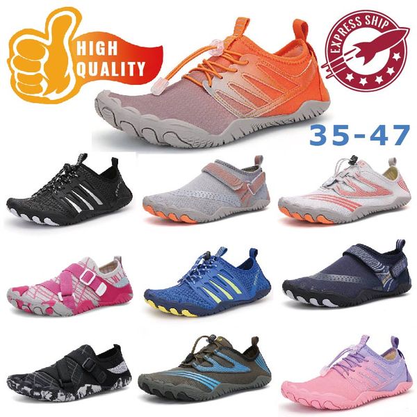 Donna Uomo Scarpe da acqua in mesh traspirante ad asciugatura rapida Scarpe da ginnastica da spiaggia Calzini da sub Scarpe da ginnastica antiscivolo Nuoto Casual GAI morbido comfort