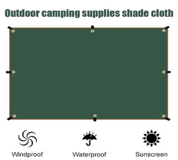 Tendas e abrigos tenda lona toldo impermeável sombra pano ultraleve jardim dossel sunshade acampamento ao ar livre praia sol abrigo5617282