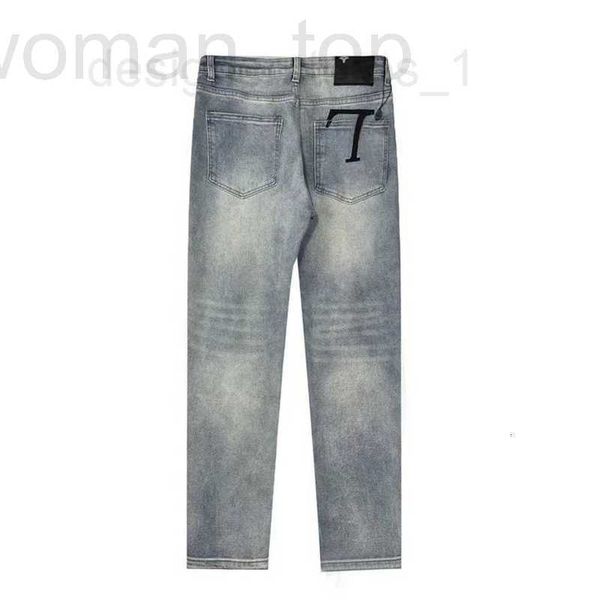 Jeans masculinos designer mens jeans moda botas vaqueros luxo fino elástico flor marca negócios calças longas estilo clássico denim casual mboq x0e8