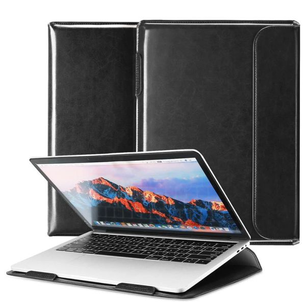 Custodia per notebook in pelle PU per laptop Custodia per notebook Custodia per MacBook Air MacBook Pro Retina12 13 13.3 15.4 Custodie per notebook con custodia