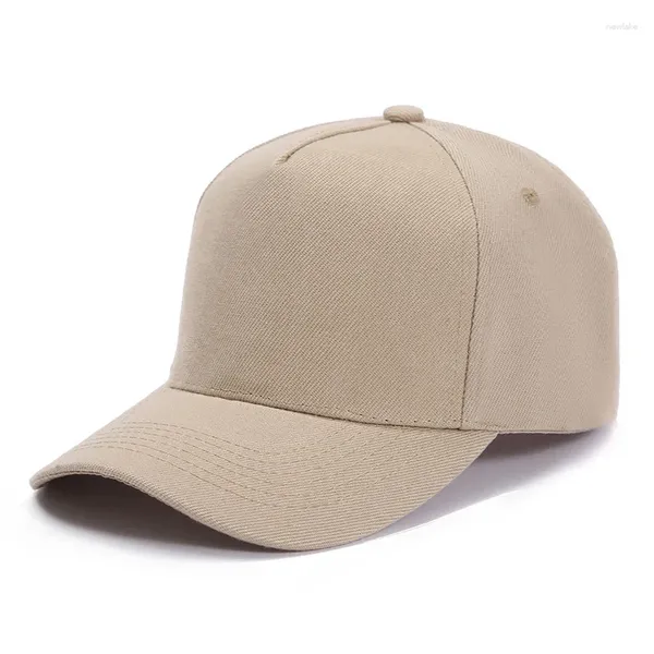 Cappellini da baseball 5 pannelli a corona alta da baseball da uomo casual semplici cappelli da camionista snapback regolabili tesa larga da sole