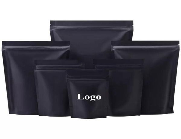 Personalizza sacchetti in Mylar in PVC PE Low Moq Stampa personalizzata risigillabile Stand Up Pouch Ziper Top Soft Touch sacchetto di plastica per uso alimentare Autosigillante7997509