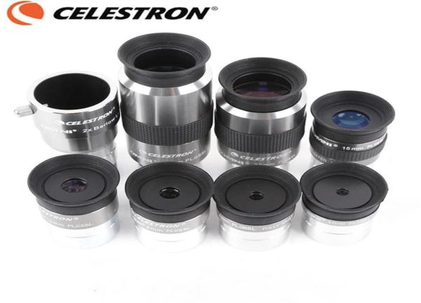 Celestron Omni 4mm 6mm 9mm 12mm 15mm 32mm 40mm HD Gözenli 2x Barlow Lens Tamamen Çoklu Yapılmış Metal Astronomi Telescope Monoküler2828728326