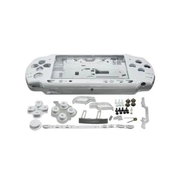 Custodie Giallo Bianco Blu Cristallo Trasparente per PSP 2000 PSP2000 Custodia Shell Cover Custodia Sostituzione Console di Gioco