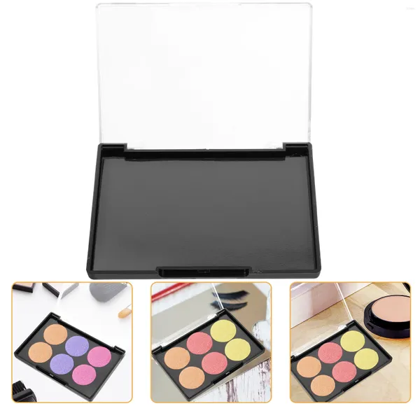 Aufbewahrungsflaschen, Lidschatten-Etui, Make-up-Palette, Kunststoffpaletten, magnetisches Tablett, Miss für Frauen, leere Palette