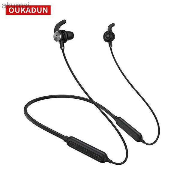 Fones de ouvido de telefone celular sem fio bluetooth fone de ouvido anc ativo redução de ruído esportes pescoço-montado fone de ouvido universal para e telefones yq240304