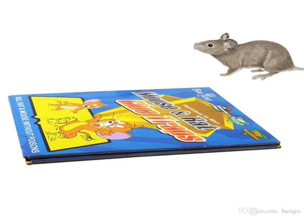 Rato roedor cola armadilhas placa super pegajoso rato cobra bugs placa produtos de controle de ratos domésticos pegajoso placa mouse ratoeira dh1111152873