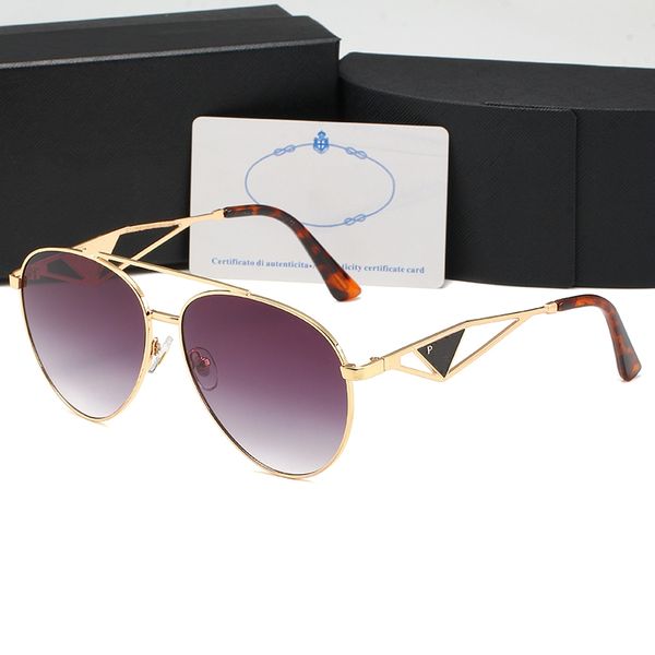 2023 Top Luxus Sonnenbrille Polaroid Objektiv Designer Damen Herren Goggle Senior Brillen für Damen Brillengestell Vintage Metall Sonnenbrille SY 73 PPDDA 6 Farben