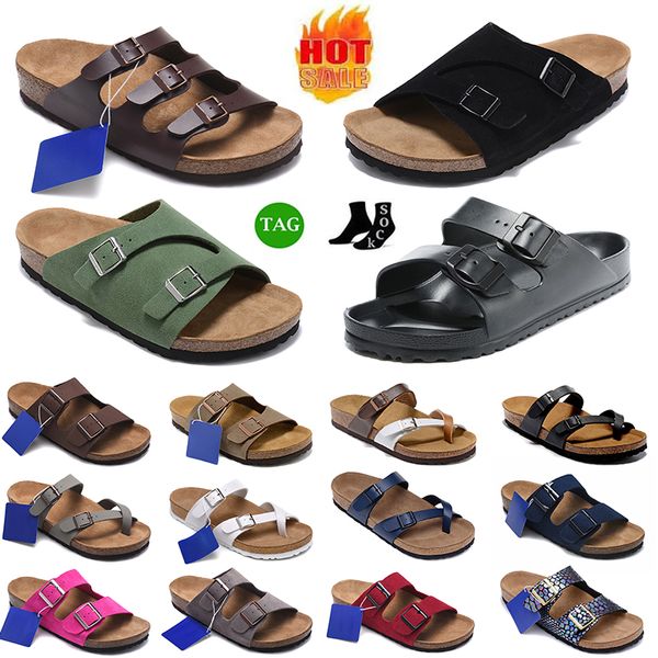 birkinstocks birkenstok birkenstock birkenstocks clogs sandals slippers 【code ：L】 Top Quality Birkinstocks Sandálias Famosas Homens Fivela Strap Flip Flops Mulheres Algodão