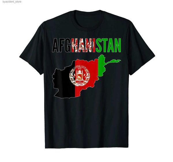 Herren-T-Shirts, 100 % Baumwolle, Afghanistan, Landkarte, Flagge, T-Shirt, Herren, Damen, Unisex, T-Shirts, Größe S-6XL, L240304