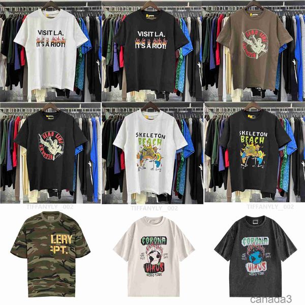 Herren T-Shirts Designer Galleries Shirt Depts Graphic Tee Handbemalt Ins Splash Letter Rundhalsausschnitt Kleidung über Eur SXL 7x1J Lqbn Htgv1QD4