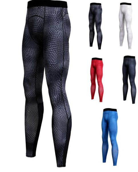 Homens compressão calças esportivas correndo collants ajuste seco camada base jogger fitness ginásio wear calças de musculação leggings magros5528641