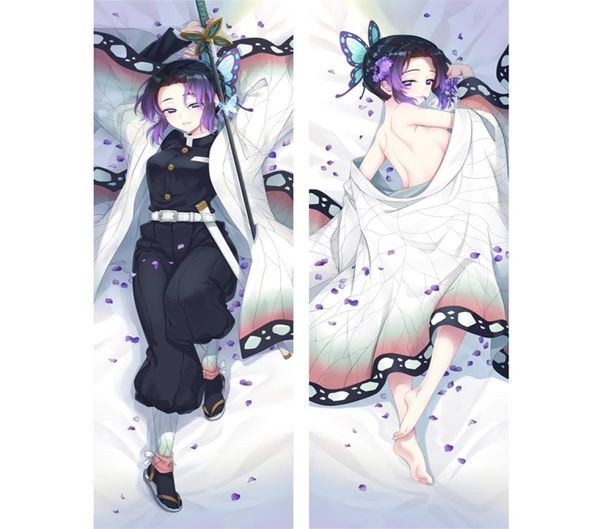 MGF Nuovo Design: Kimetsu no Yaiba anime Kochou Shinobu Dakimakura che abbraccia la federa Kamado Nezuko Y2004174891147