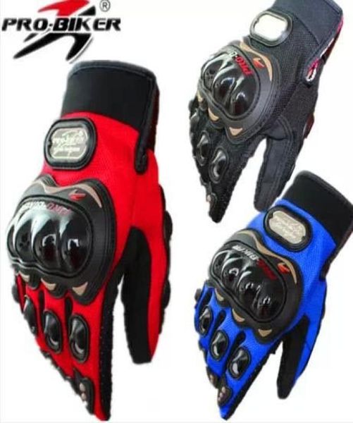 Motorradhandschuhe Fahrrad Moto Sportschutz Vollfingerhandschuh Größe M XXL Drei Farben7163897