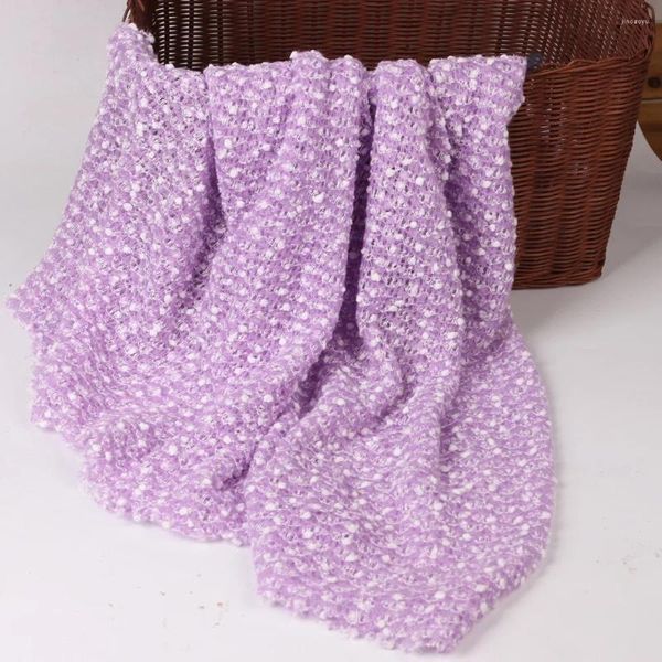 Coperte 160/100 cm Born Pography Fondale Popcorn Tessuto Baby Posing Dots Coperta Po Backgrouds Basket Stuffer Filler