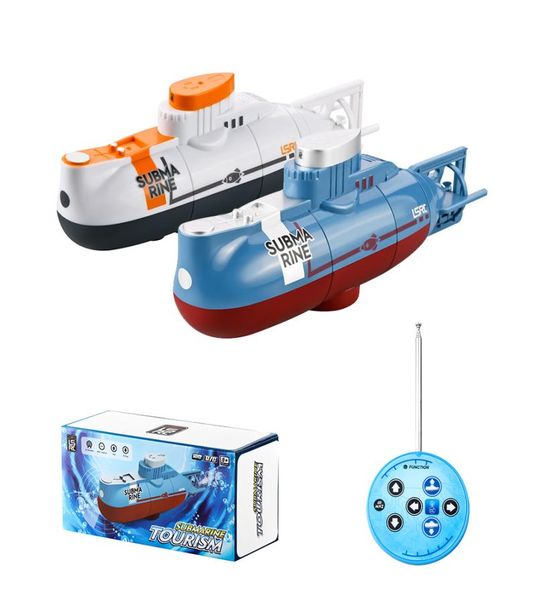 Drones crianças controle remoto submarino brinquedo modelo elétrico barco tanque de peixes tanque de água mini iate simulação speedboat5362099