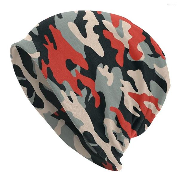 Berretti Cool colorato Camouflage Arte Cultura Cap Uomo Donna Paragrafo Beanie Moda Cento Take Ins Pullover Slouch Hiphop Sottile Unisex