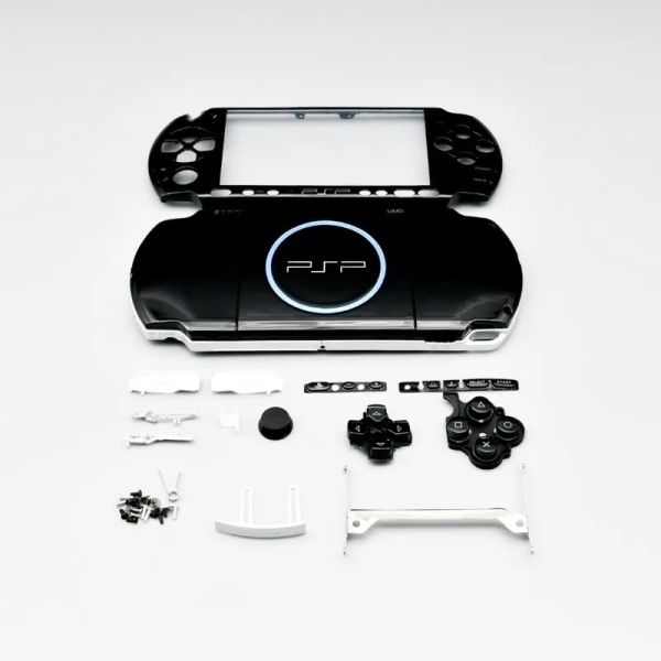 Случаи высококачественный новый черный для PSP3000 3001 3002 3004 Старая версия Game Count Shell для PSP 3000 Новая версия.