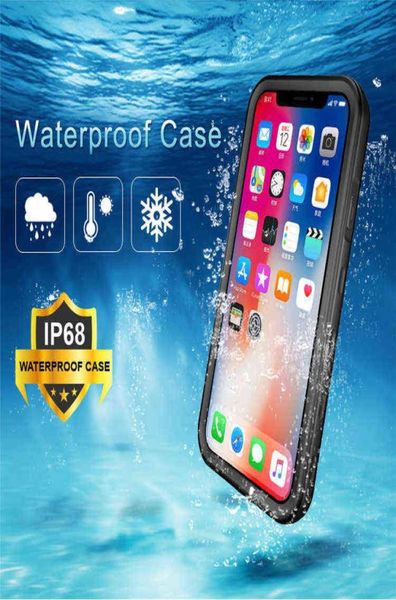 Wasserdicht Staubdicht Klar Für iPhone X Xs Max Xr 12 13 Pro 11 Mini 6s 7 8 Plus Fall Stoßfest IP68 Telefon Abdeckung Fundas Coque H11838707