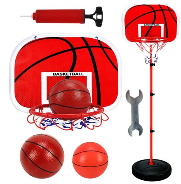 Детская баскетбольная подставка 150 см. Детский регулируемый баскетбольный спортивный набор на открытом воздухе, комплект 3757472